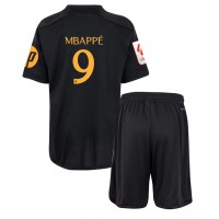 Real Madrid Kylian Mbappe #9 Tredje Tröja Barn 2023-24 Kortärmad (+ Korta byxor)